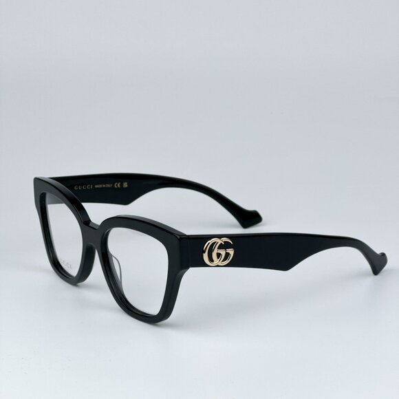 Gucci GG1424O 005 BRAND NEW Eyeglasses Black Cat Eye Women main image 4